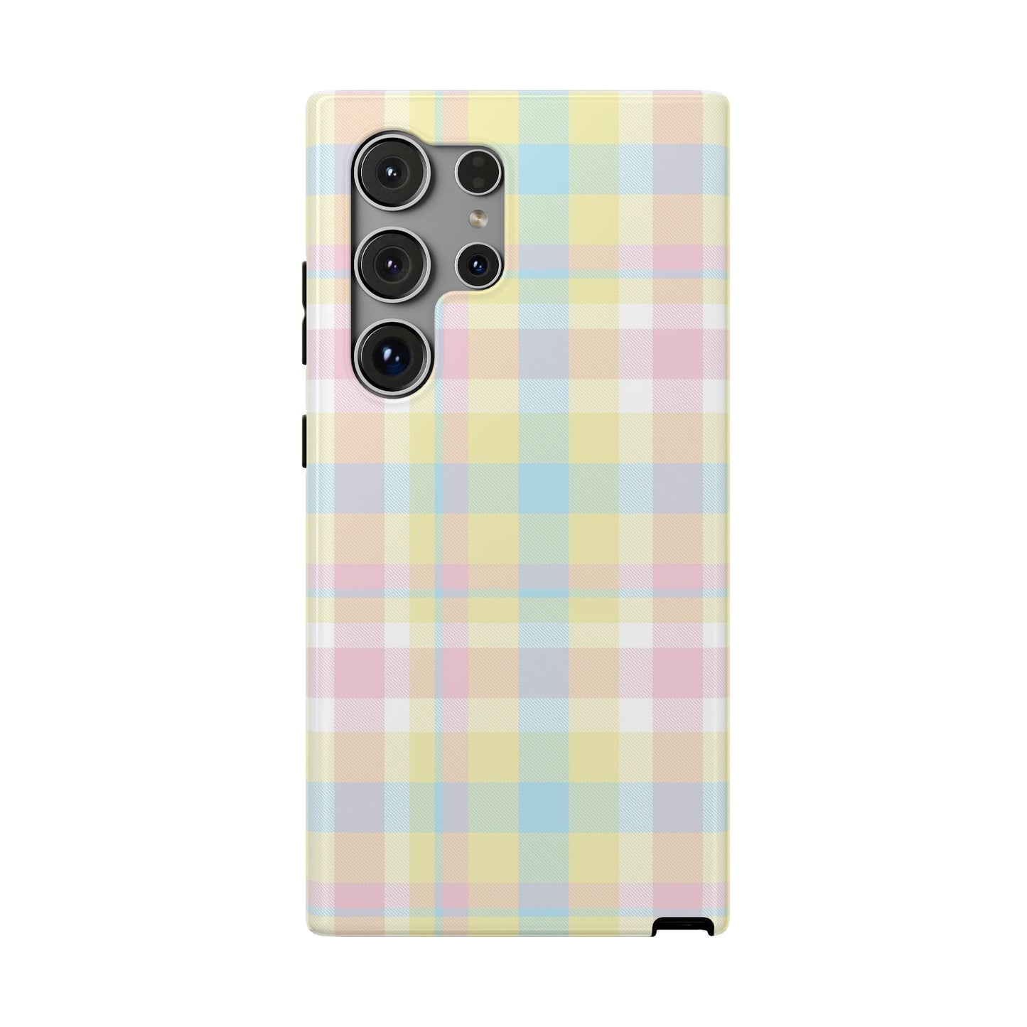 Buttercream Plaid Samsung Case