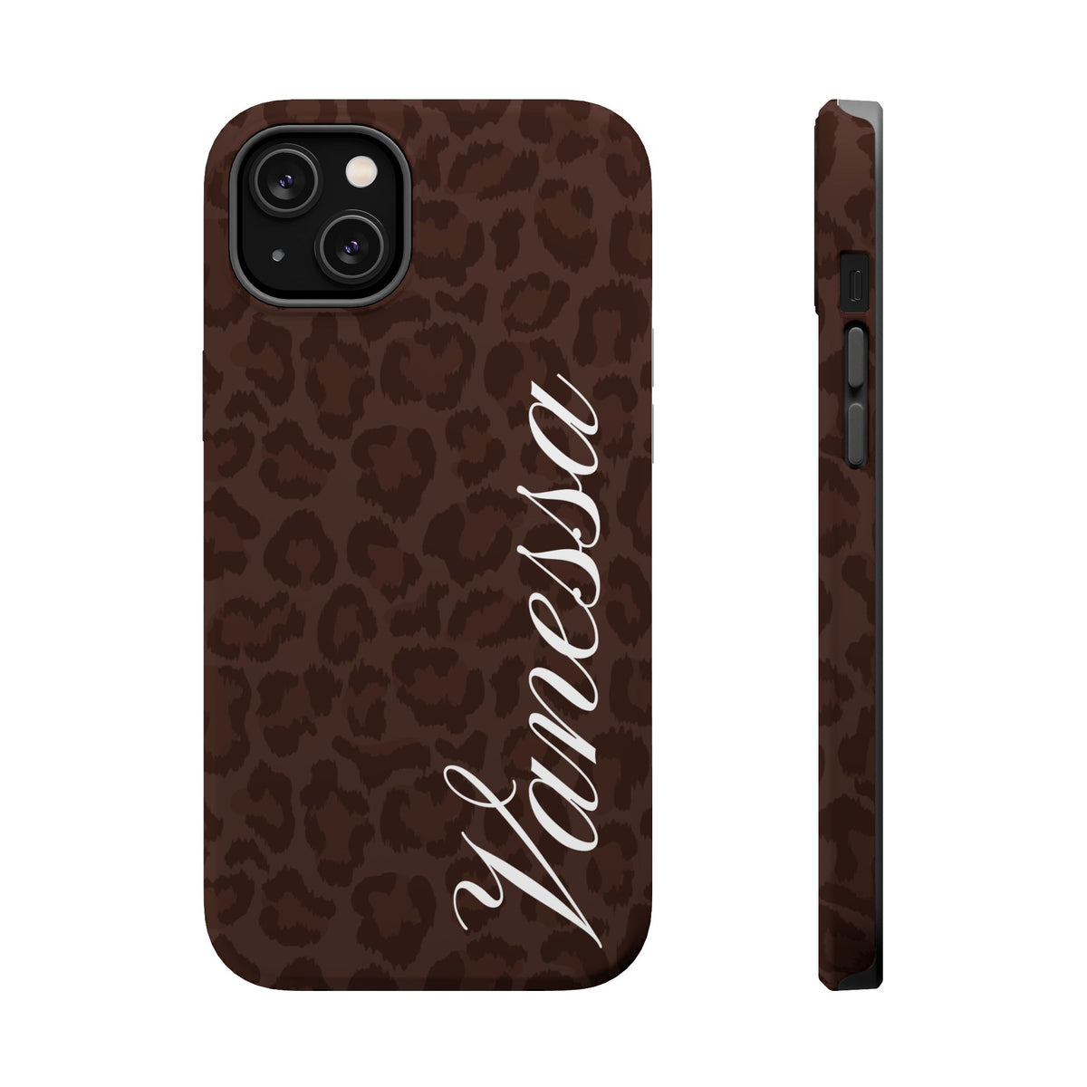 Custom Mocha Leopard iPhone Case
