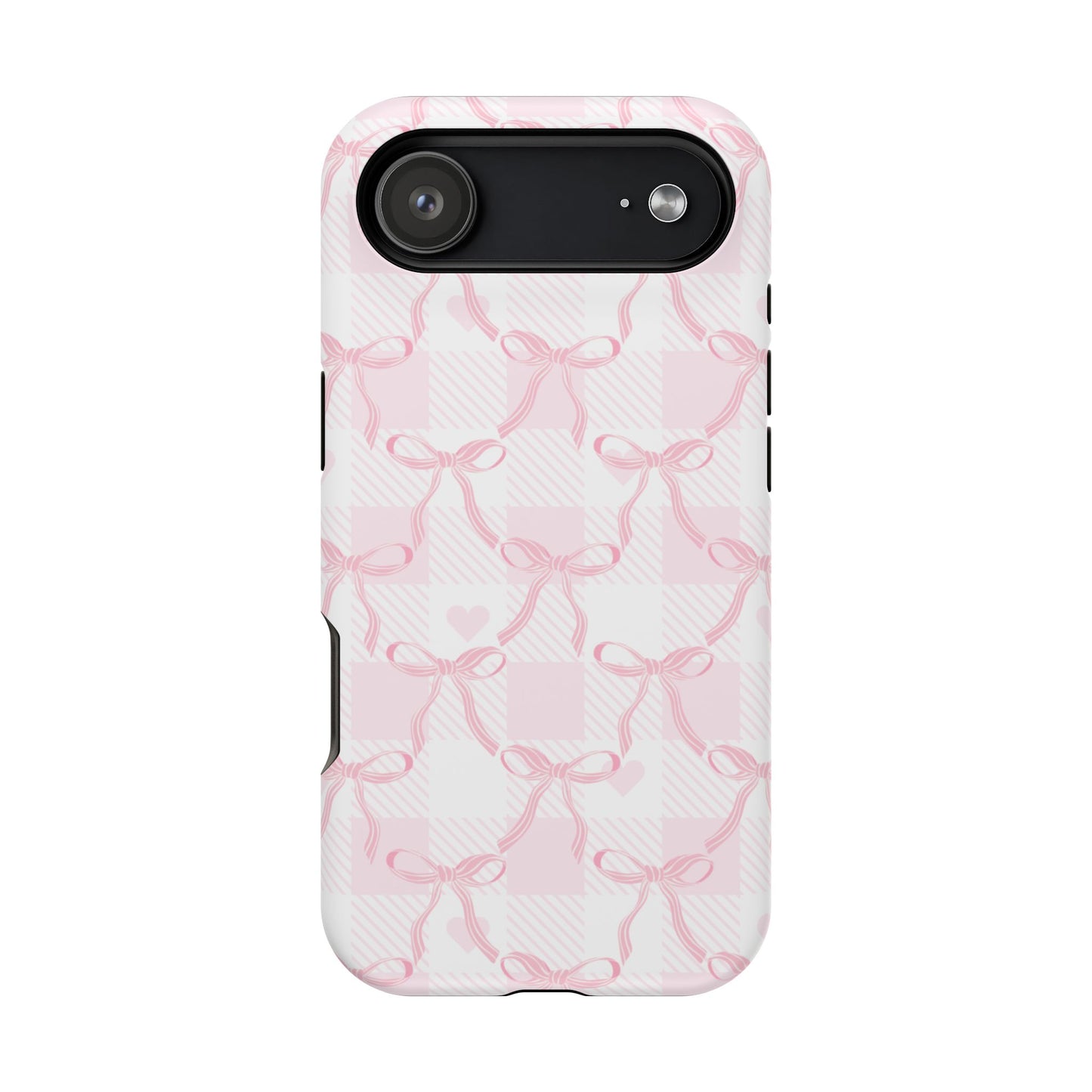 Pink Ribbon Bows iPhone Case