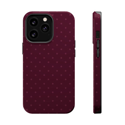 Berry Mini Dots iPhone Case
