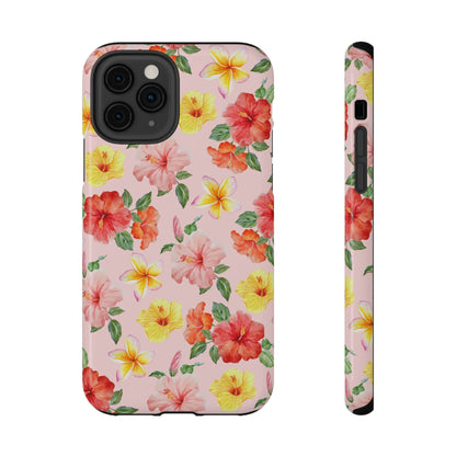 Pink Hibiscus Bloom iPhone Case