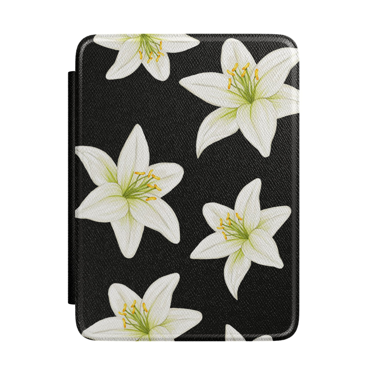 Black Tiger Lily Kindle Case