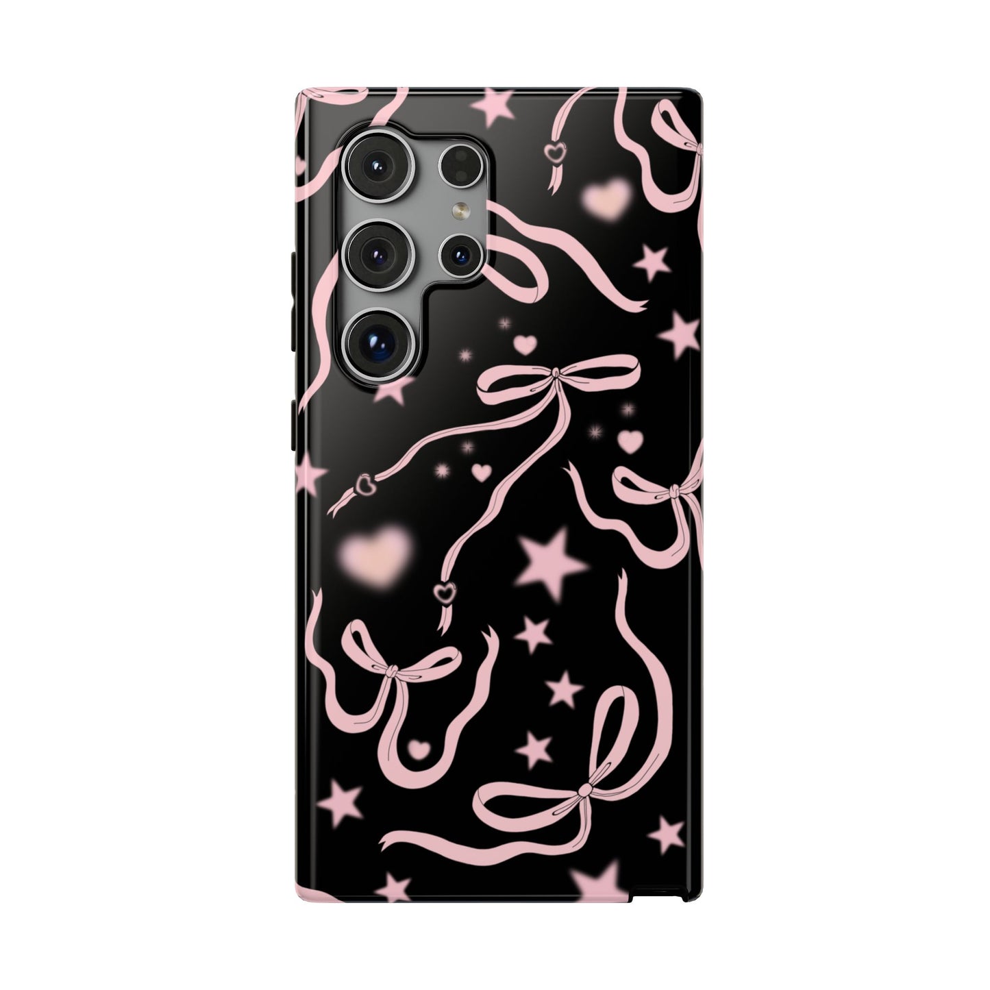 Black Cosmic Bows Samsung Case
