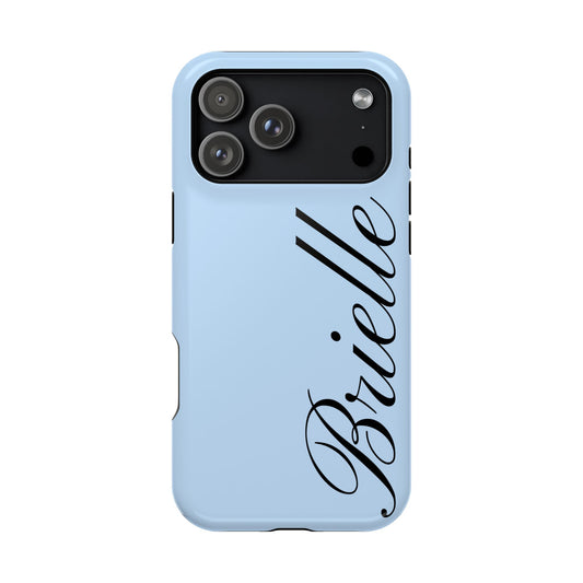 Personalized Blue iPhone Case
