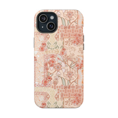 Peachy Paisley iPhone Case