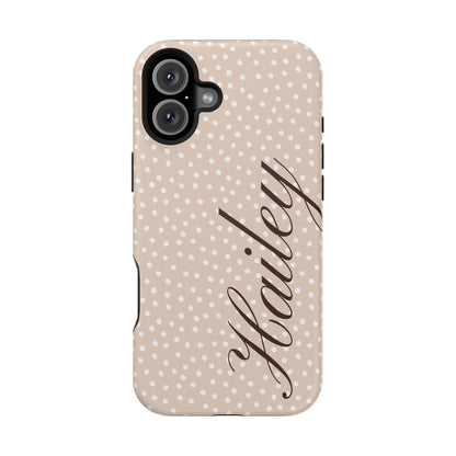 Custom Vanilla Dots iPhone Case
