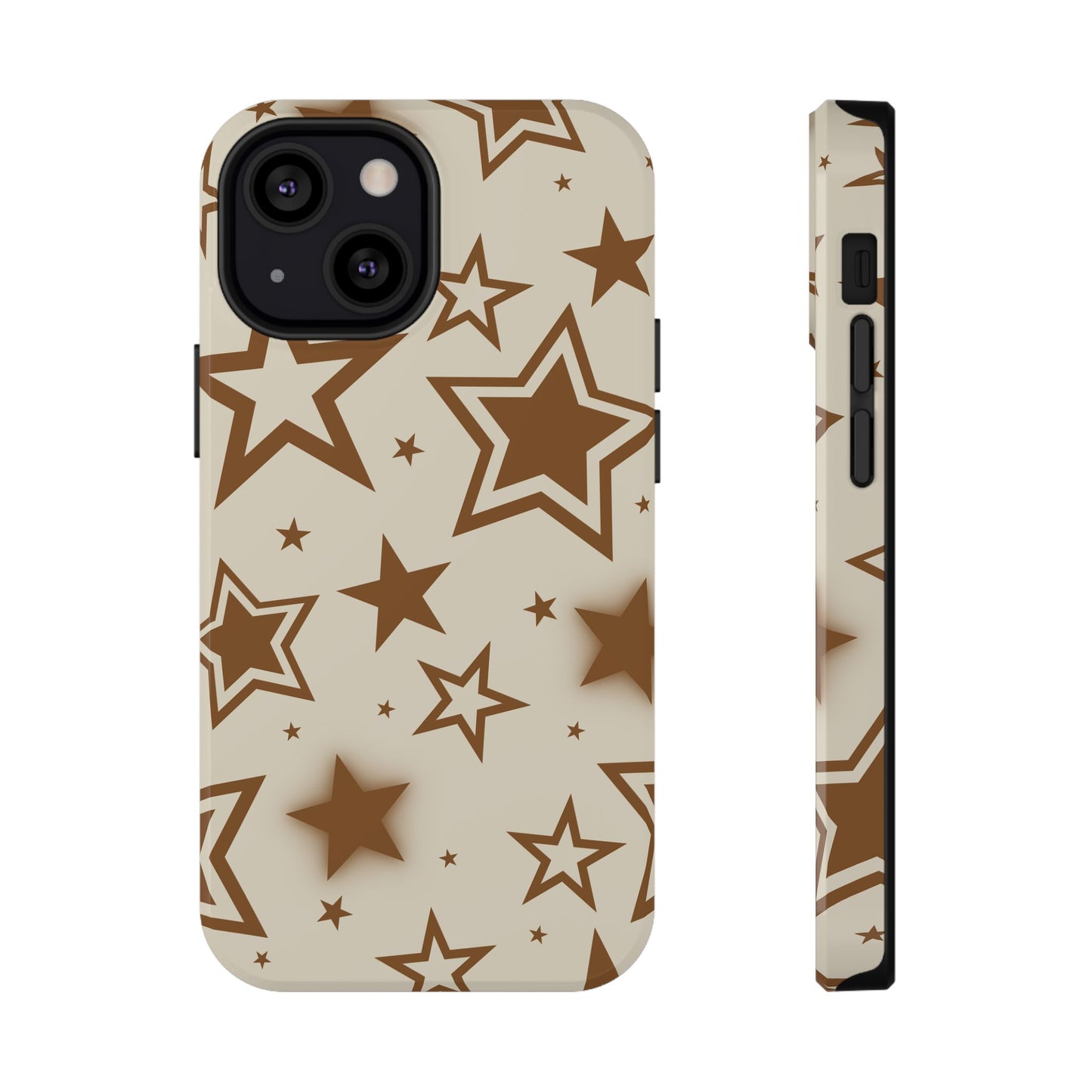 Brown Stardust iPhone Case
