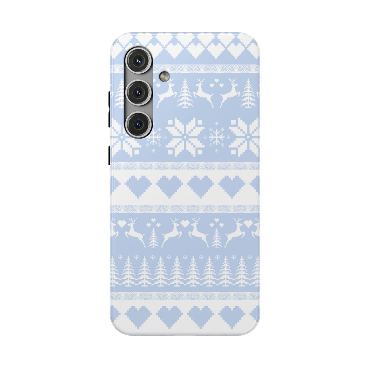 Blue Christmas Sweater Samsung Case