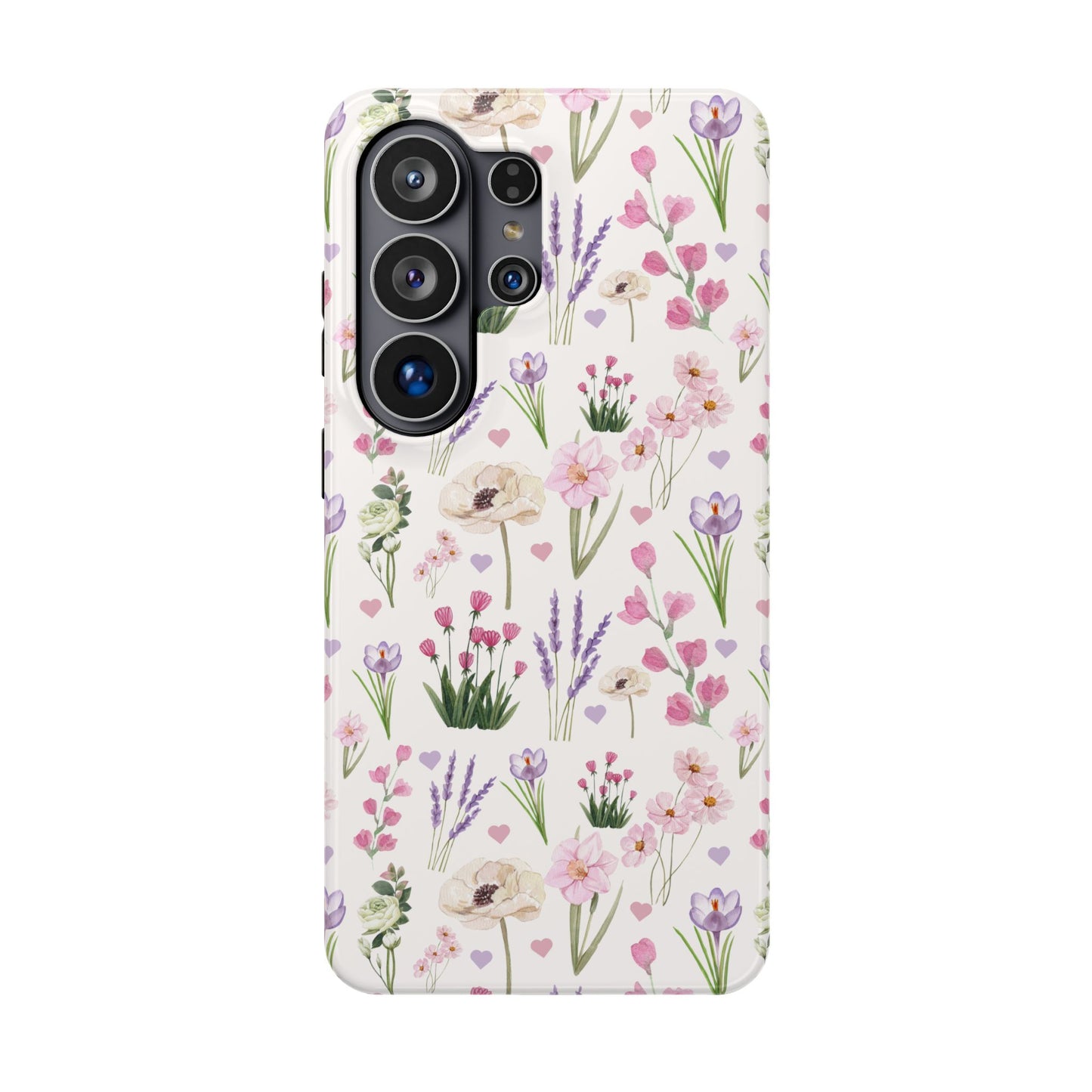 Vintage Purple Floral Samsung Case