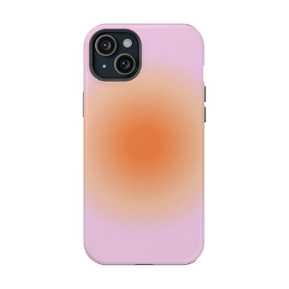 Orange & Purple Aura iPhone Case