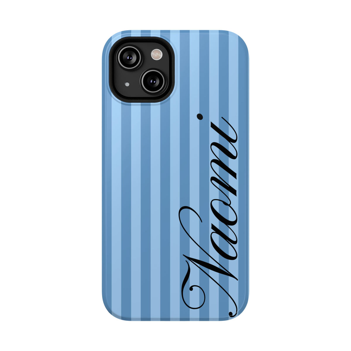 Personalized Seaside Stripes iPhone Case