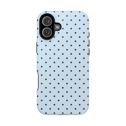 Blueberry Mocha Mini Dots iPhone Case