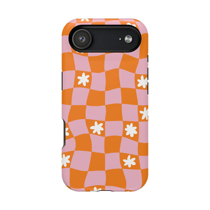 Groovy Check iPhone Case