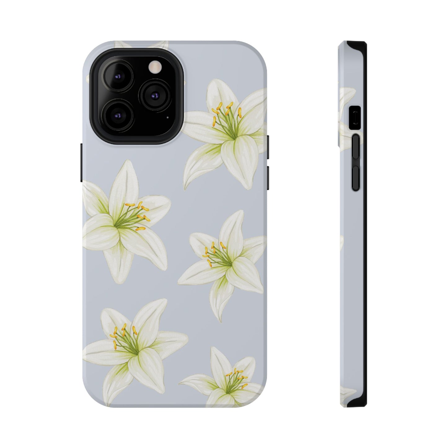 Blue Tiger Lily iPhone Case