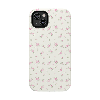 Blush Ditsy Flowers iPhone Case