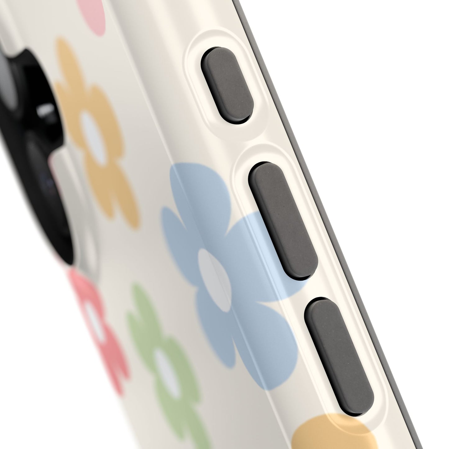 Preppy Retro Flowers iPhone Case