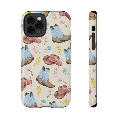 Floral Cowgirl iPhone Case