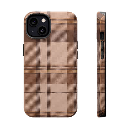 Toffee Plaid iPhone Case