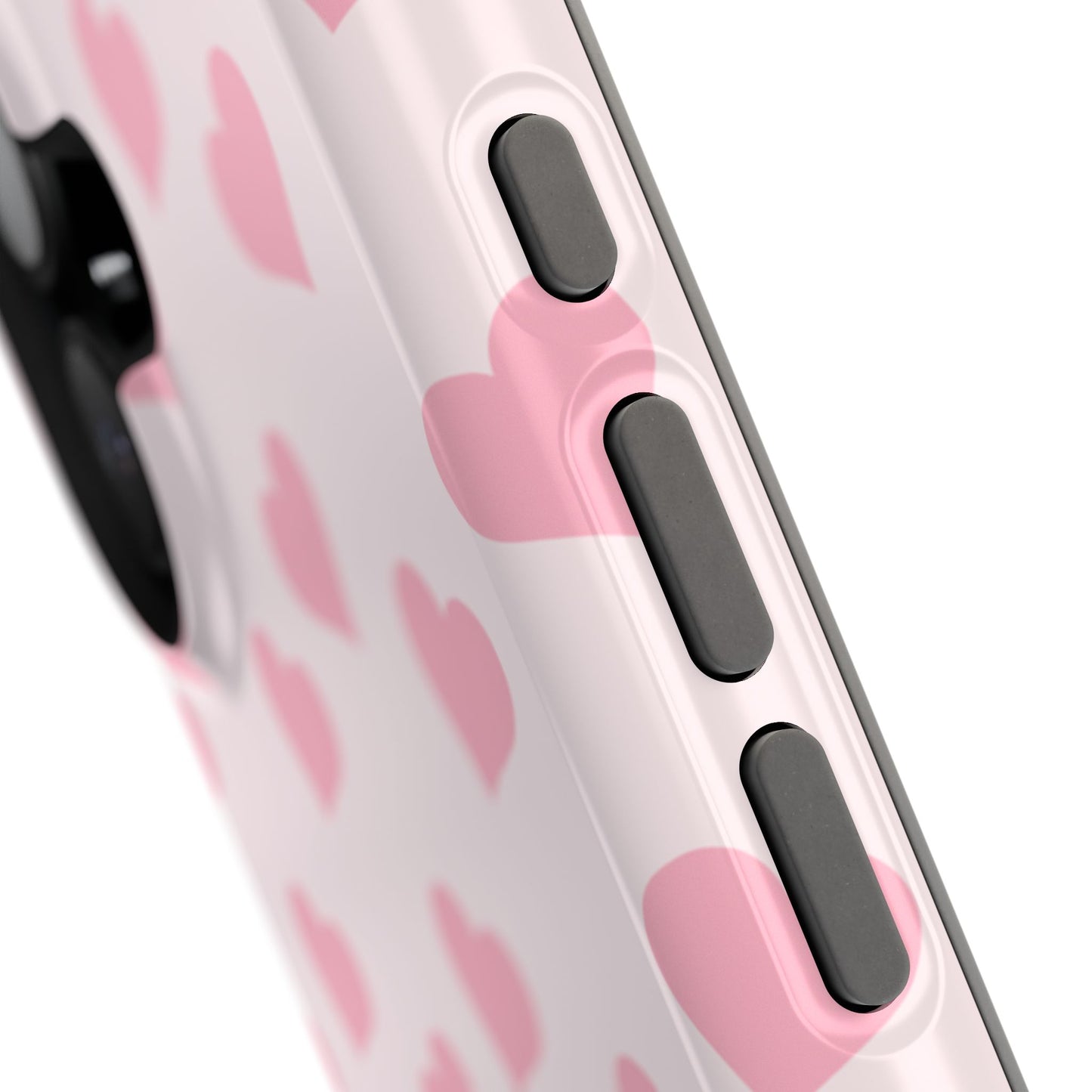 Pink Heart Mania iPhone Case