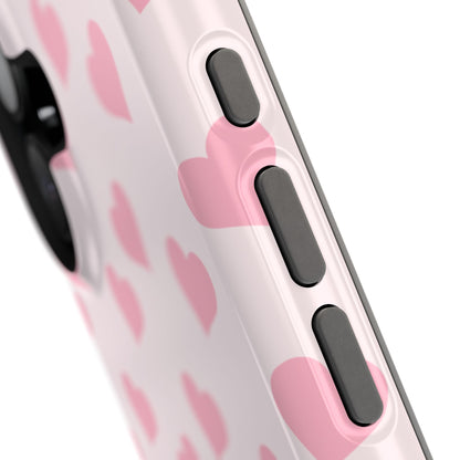 Pink Heart Mania iPhone Case