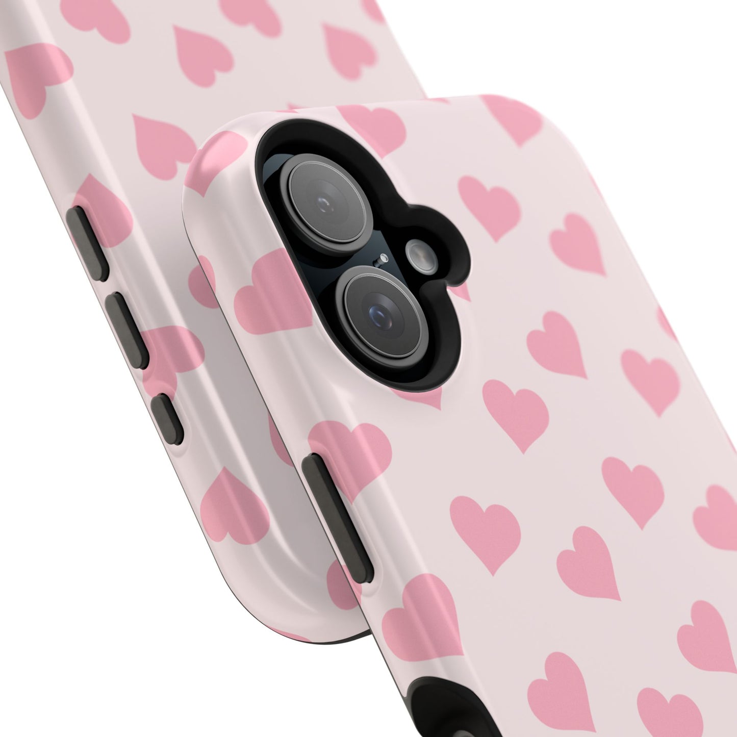 Pink Heart Mania iPhone Case