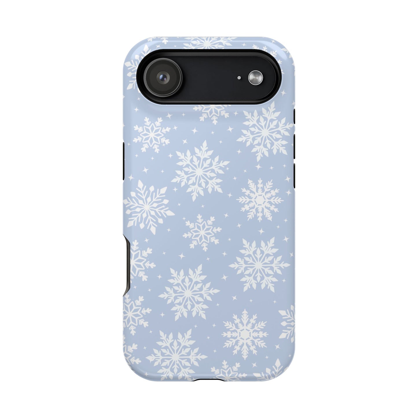 Blue Snowflakes iPhone Case