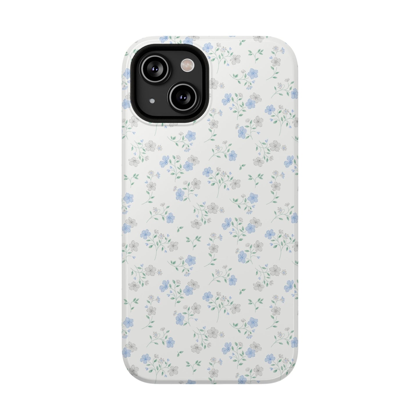 Blue Floral Ditsy iPhone Case