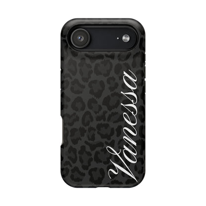 Custom Black Leopard iPhone Case