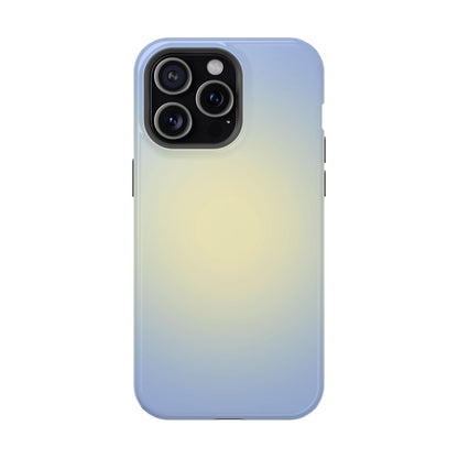 Blue & Yellow Aura iPhone Case