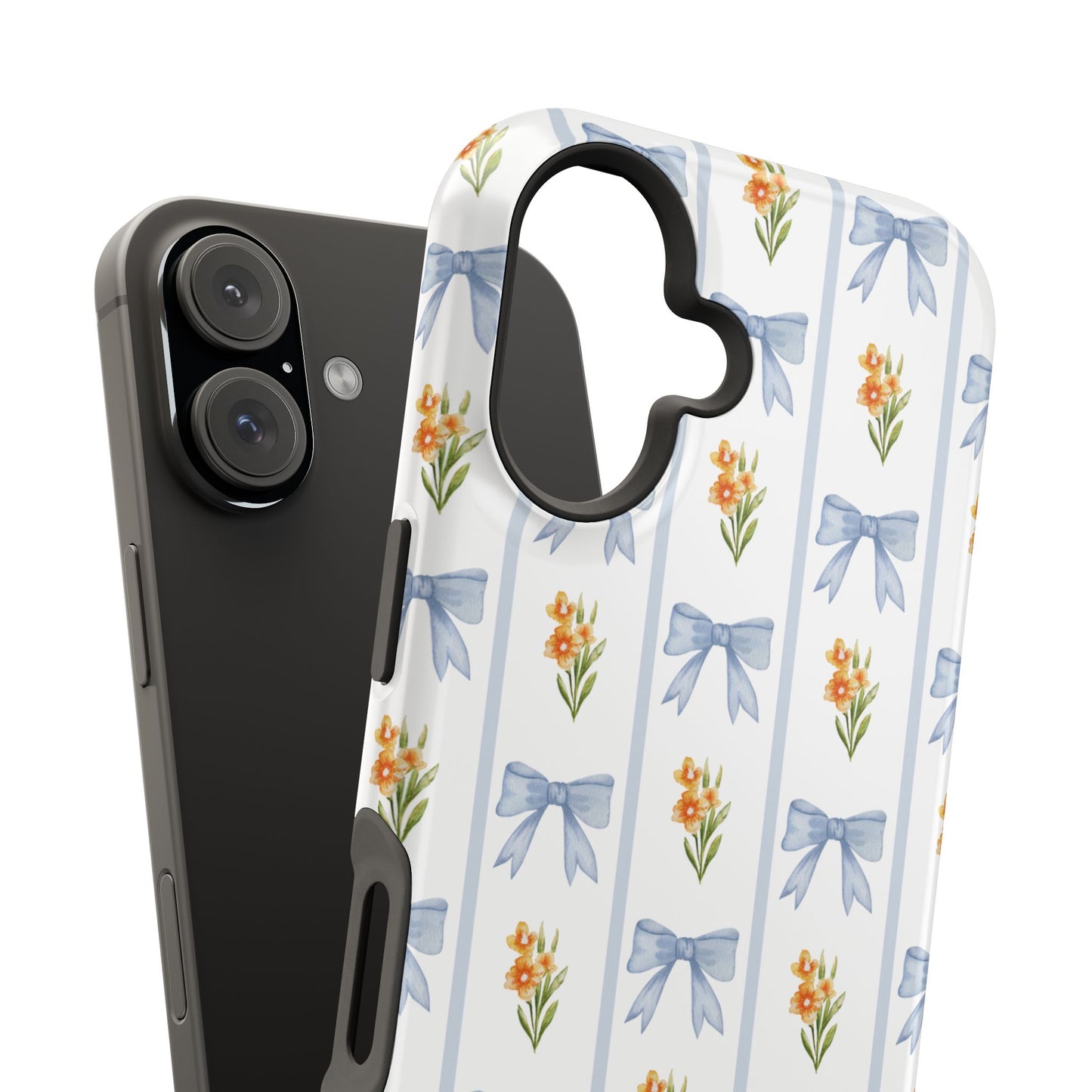 Blue Bows iPhone Case