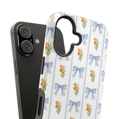 Blue Bows iPhone Case