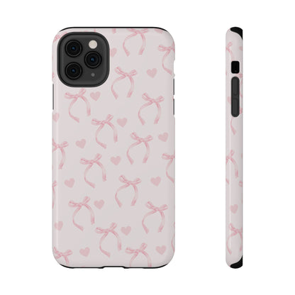 Coquette Pink Bows iPhone Case