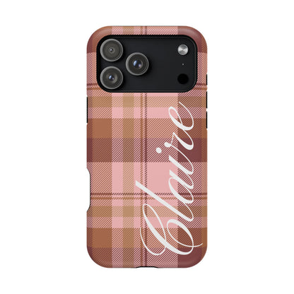 Custom Honey Plaid iPhone Case