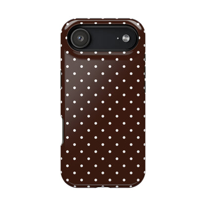 Mocha Mini Dots iPhone Case