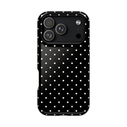 White Mini Dots iPhone Case