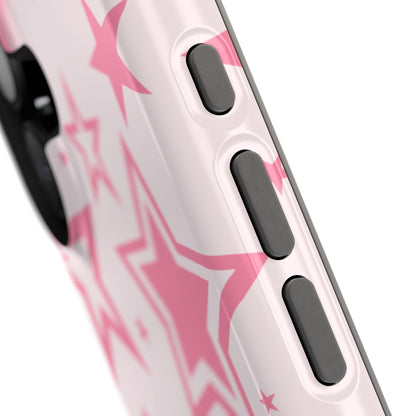 Hot Pink Stardust iPhone Case