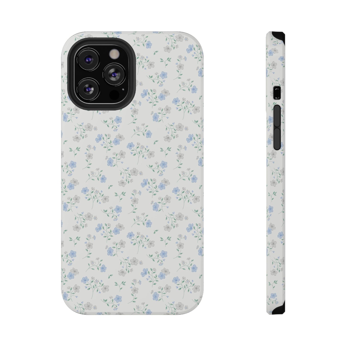 Blue Floral Ditsy iPhone Case