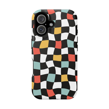 Retro Check iPhone Case