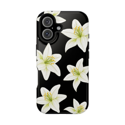 Black Tiger Lily iPhone Case