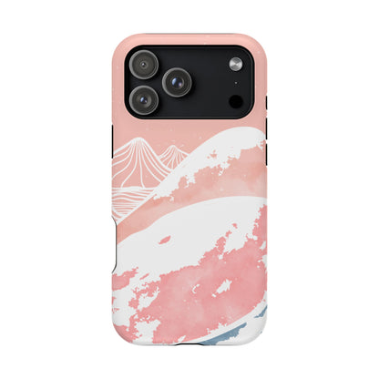 Pink Winter Night iPhone Case