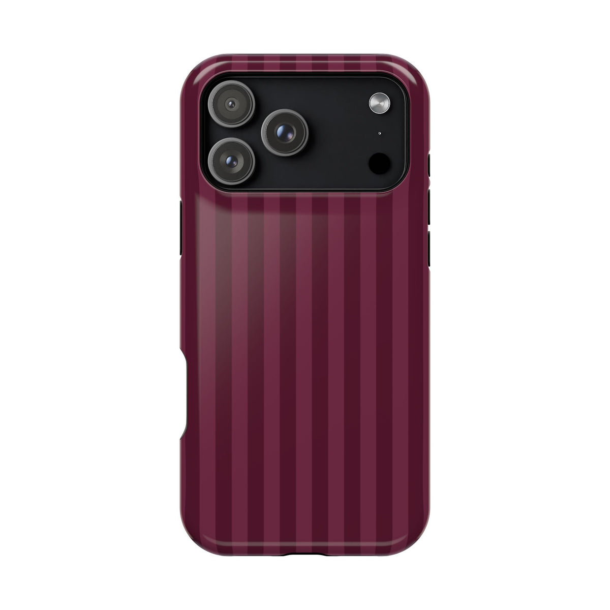 Plum Stripes iPhone Case