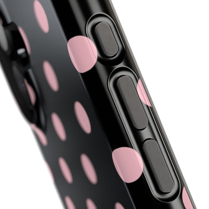 Sweet Midnight Polka Dots iPhone Case