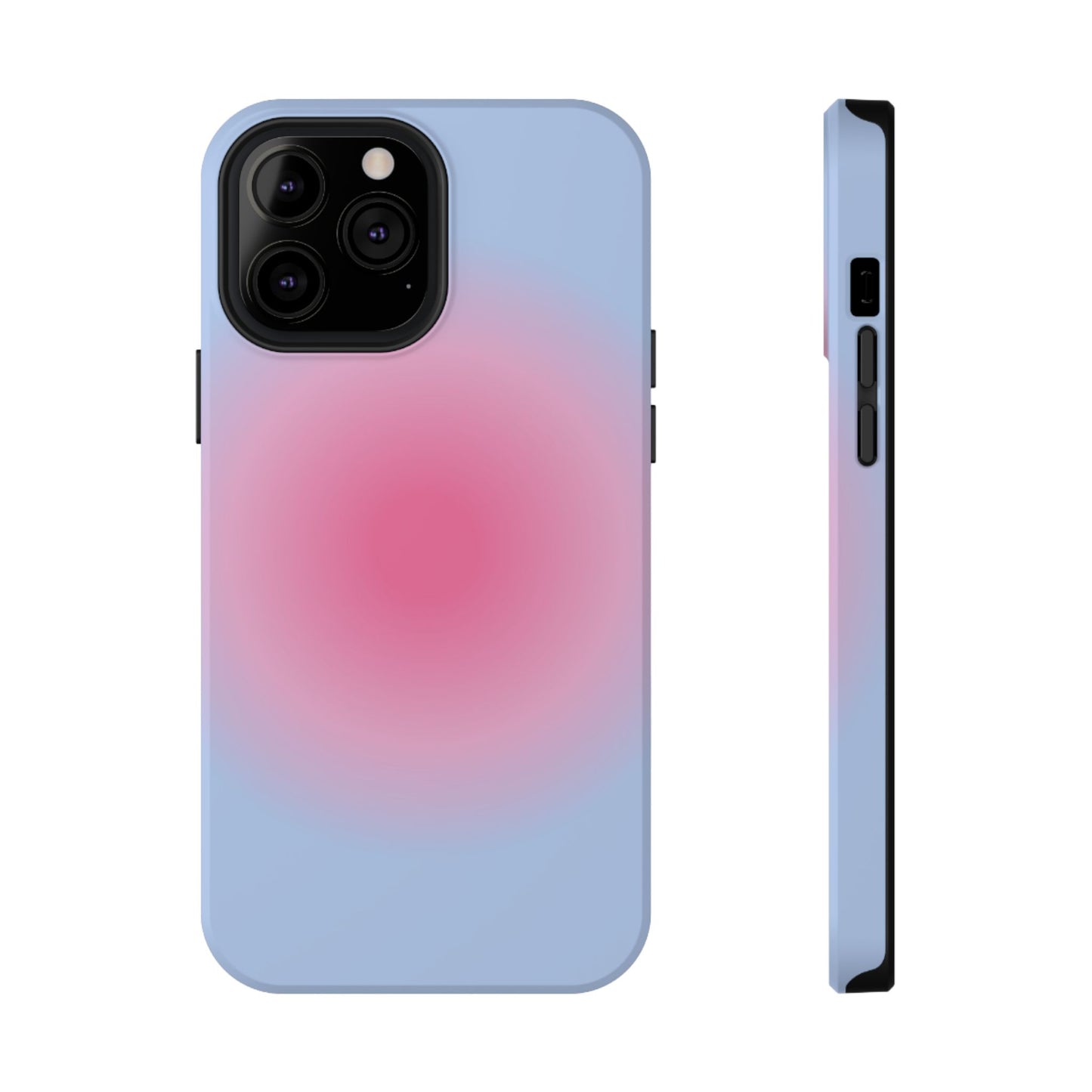 Pink & Blue Aura iPhone Case