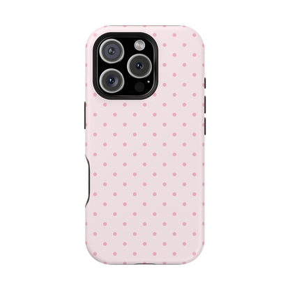 Pink Sprinkles Mini Dots iPhone Case
