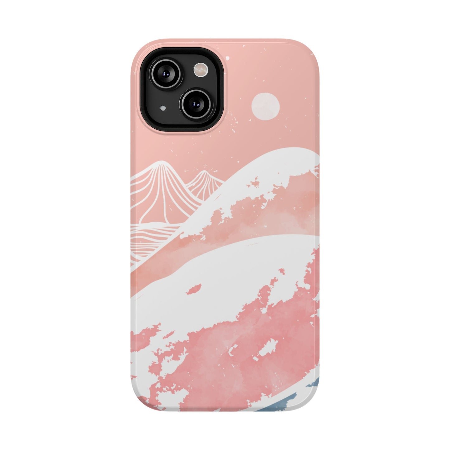 Pink Winter Night iPhone Case