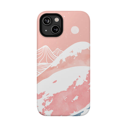 Pink Winter Night iPhone Case