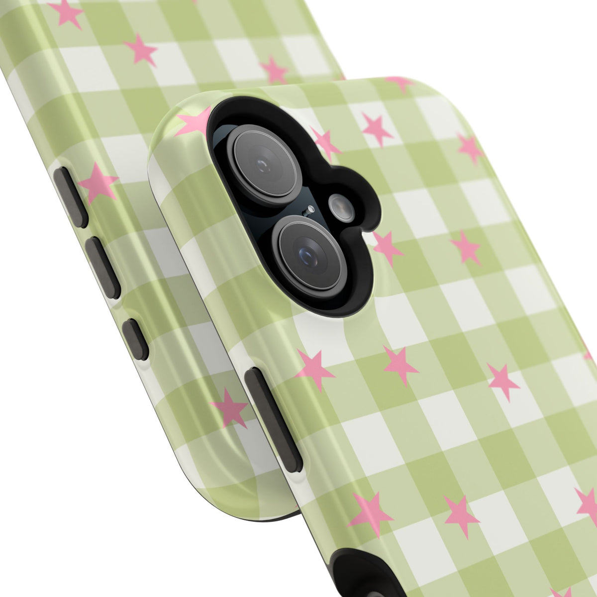 Lucky Star Gingham iPhone Case