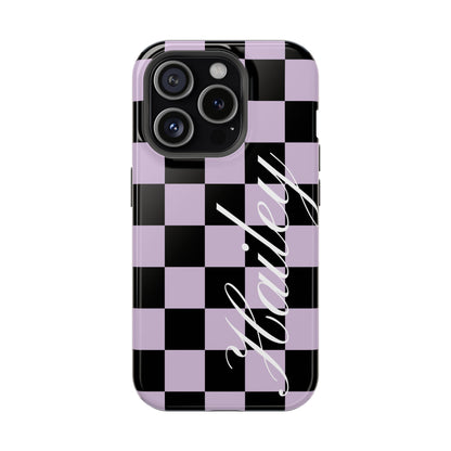 Custom Witchy Checkered iPhone Case