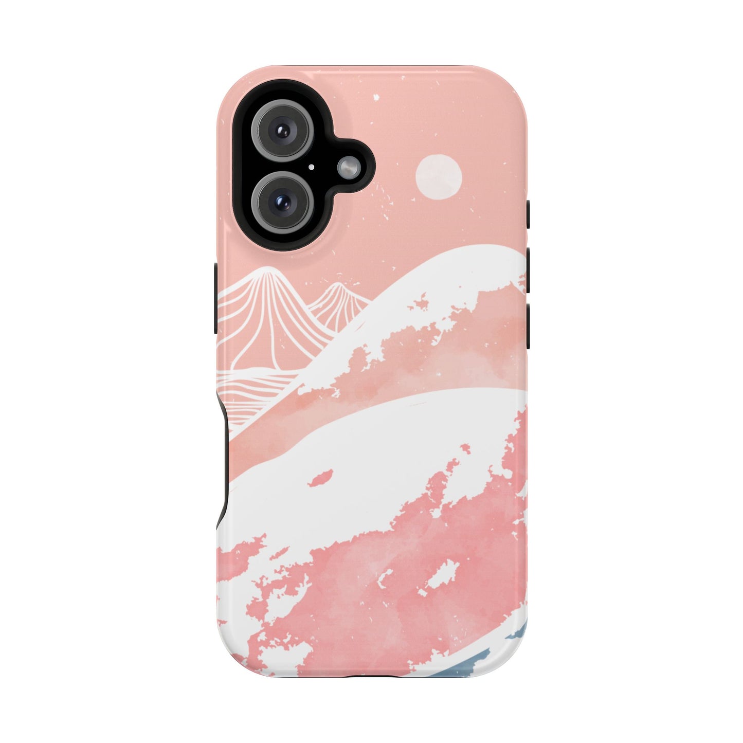 Pink Winter Night iPhone Case