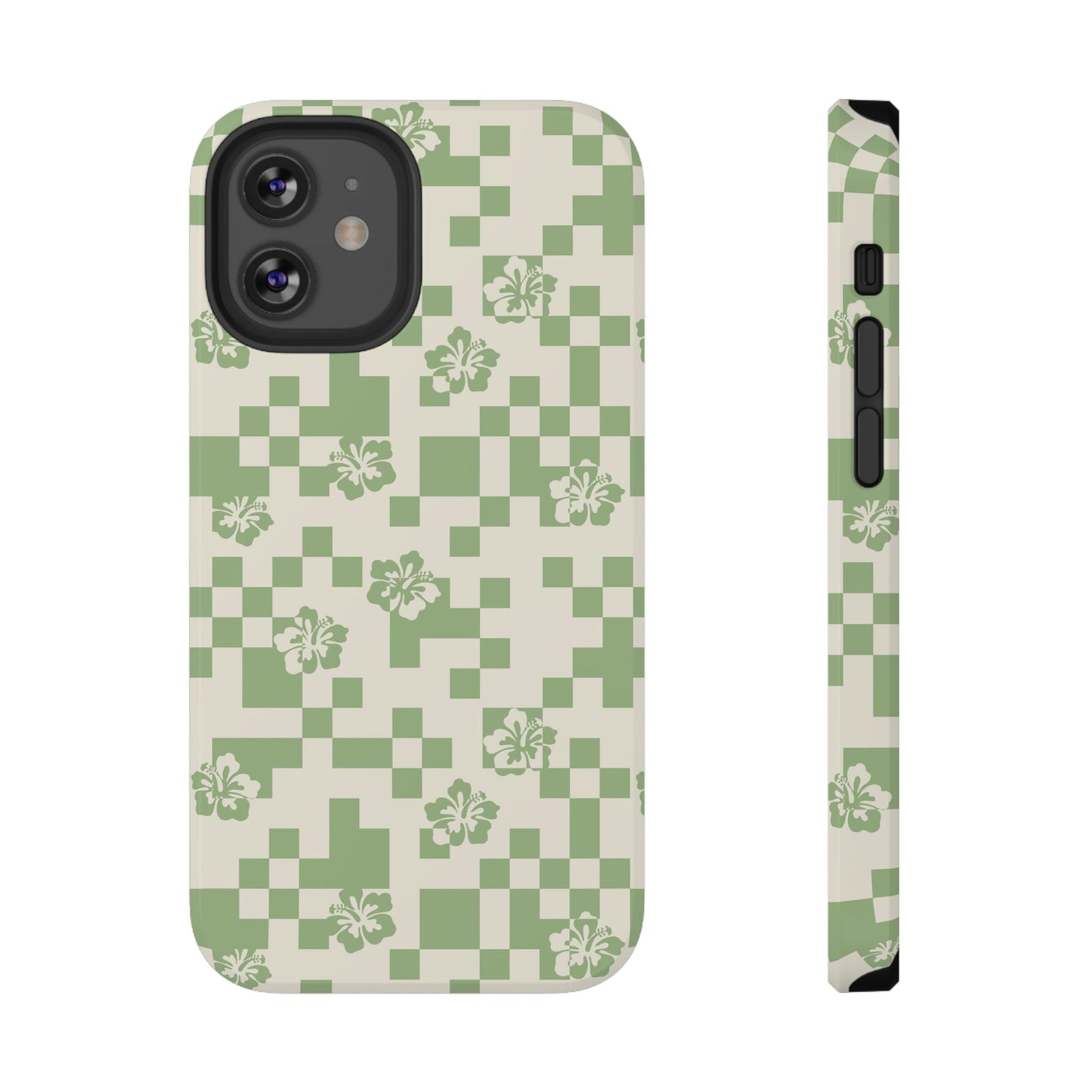 Green Hibiscus iPhone Case